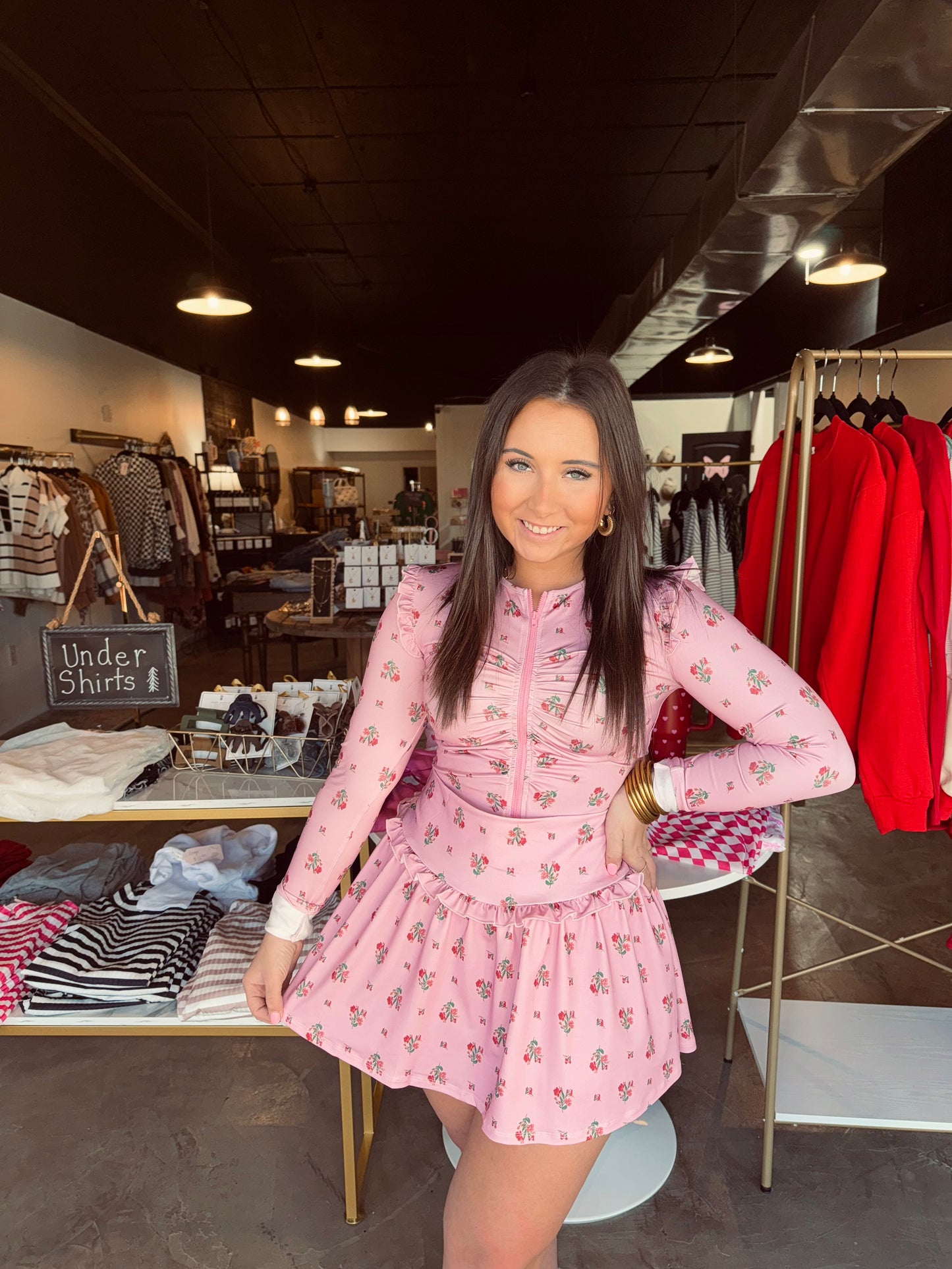 Floral Ruched Set Jacket