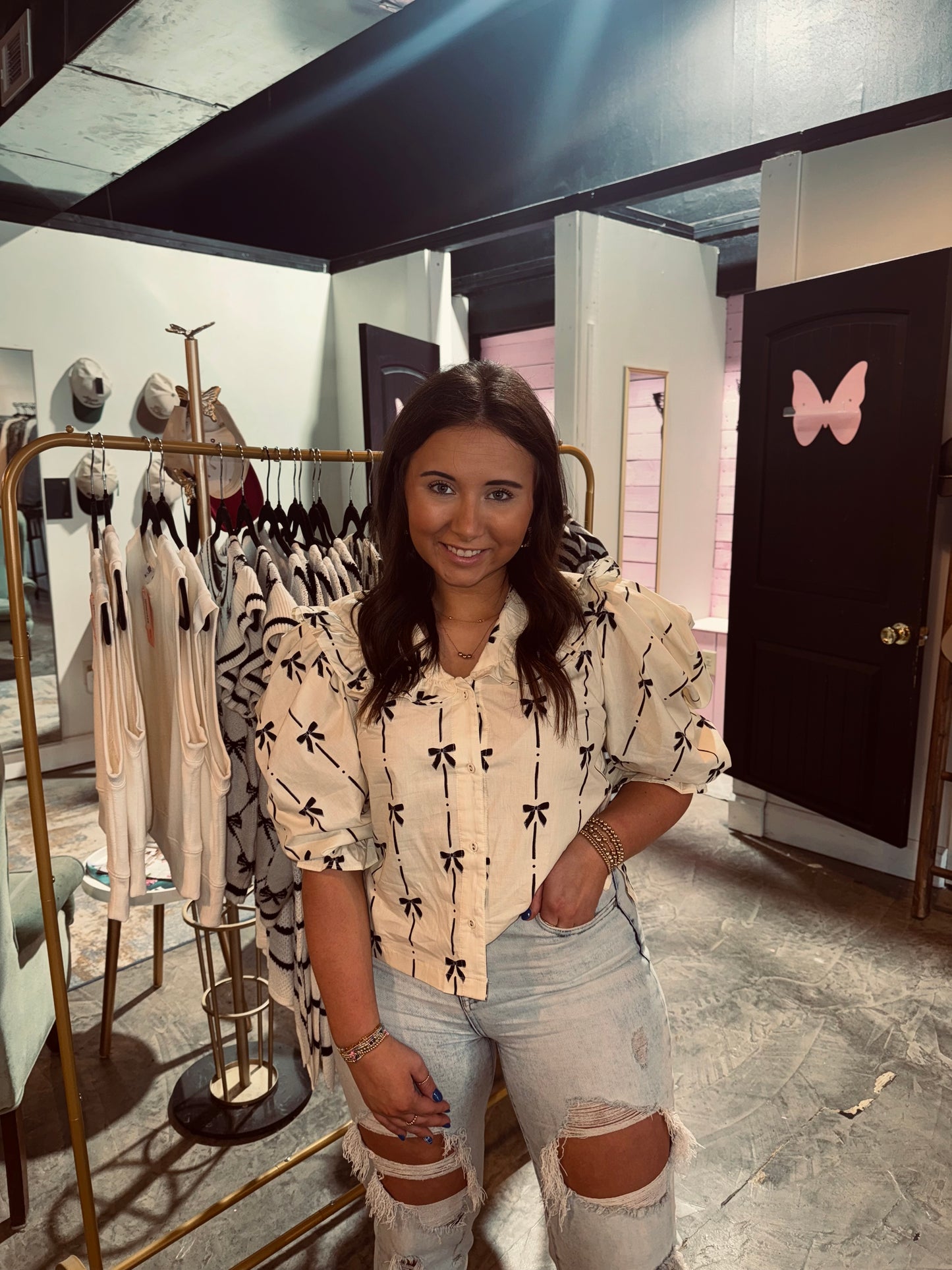 Bow Collar Blouse