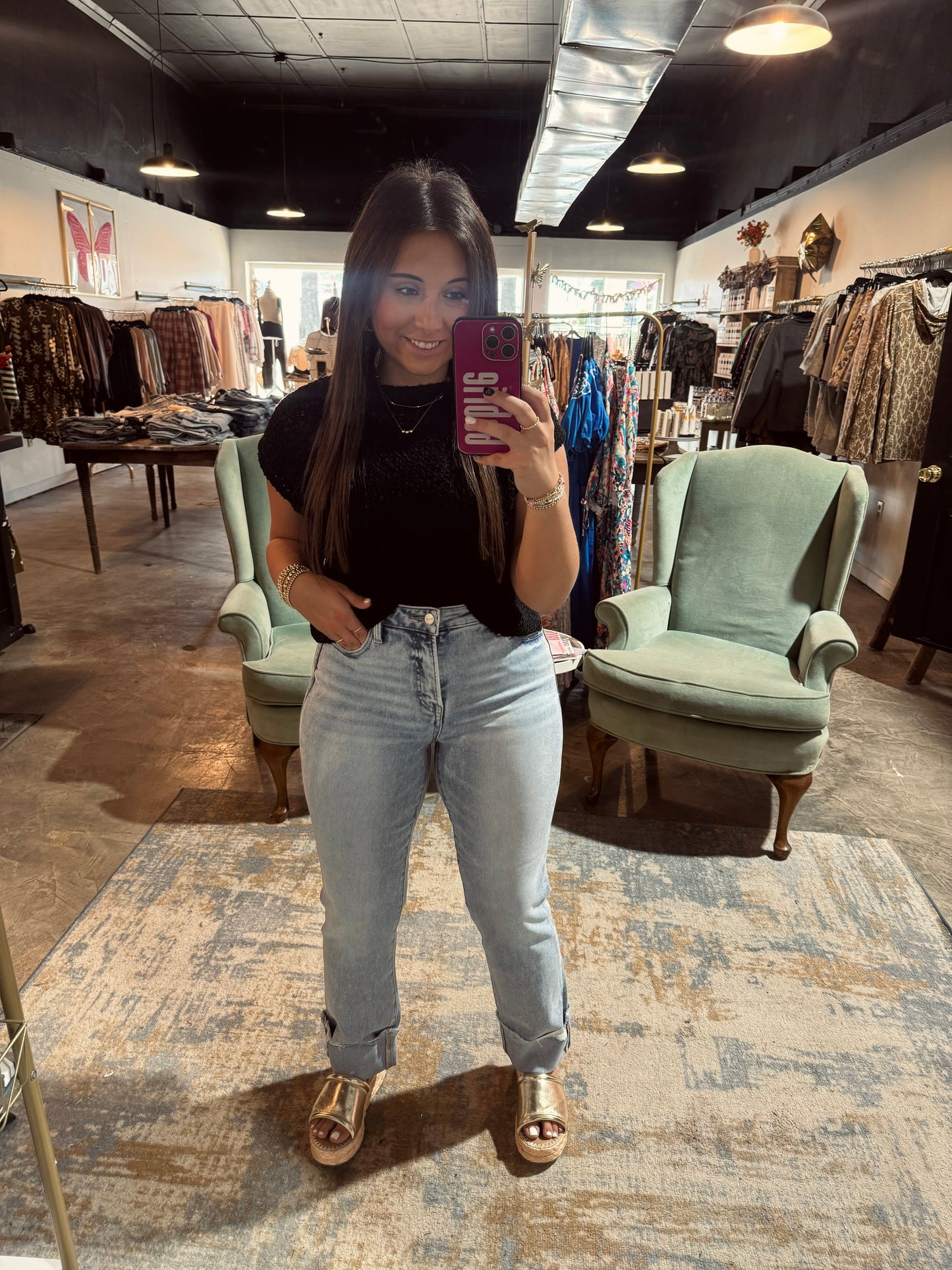 High Rise Straight Jean