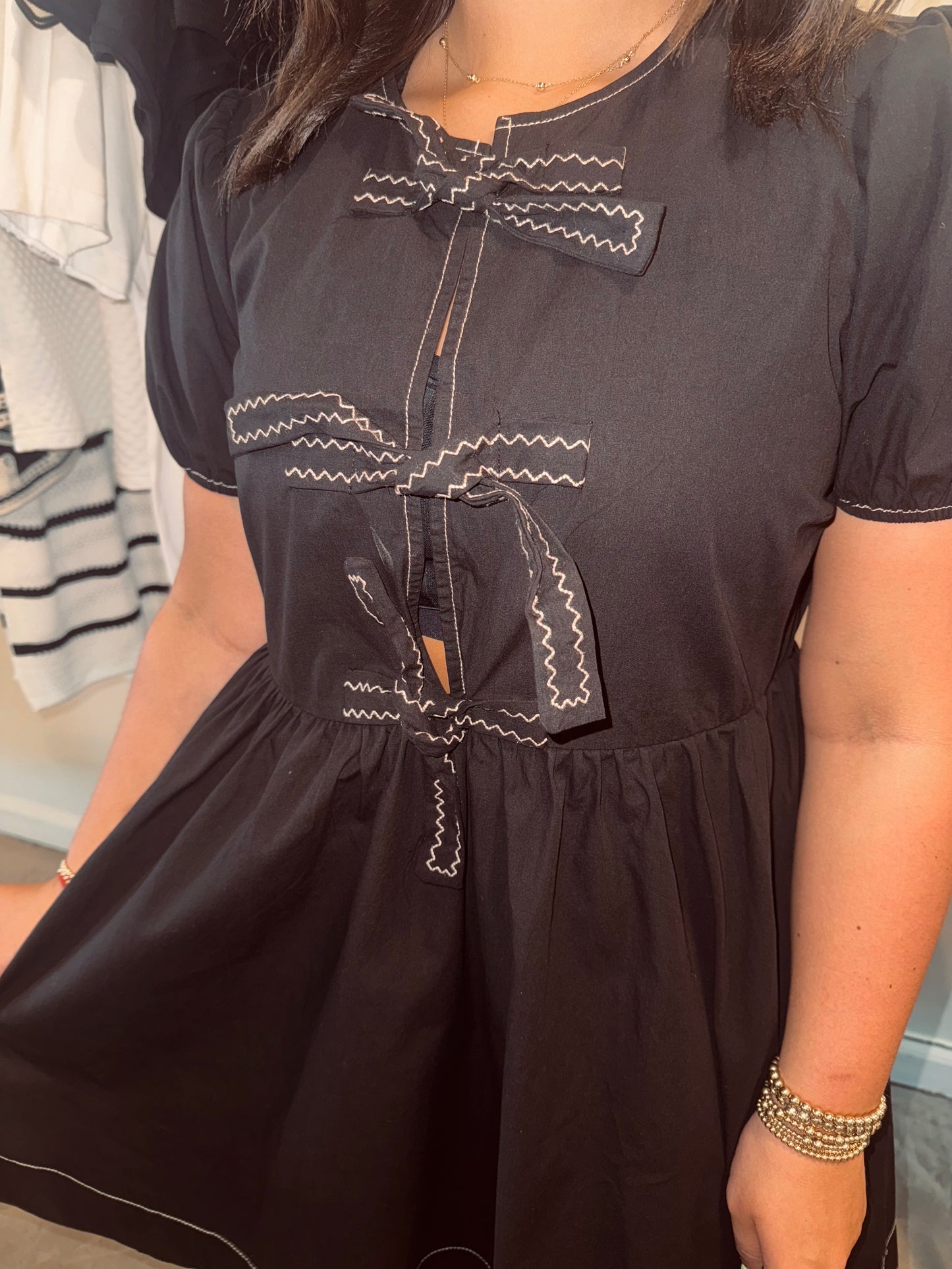 Bow Tie Babydoll Dress