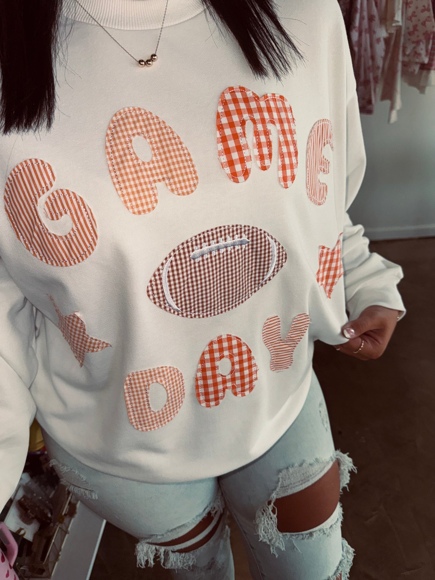 Patchwork Crewneck