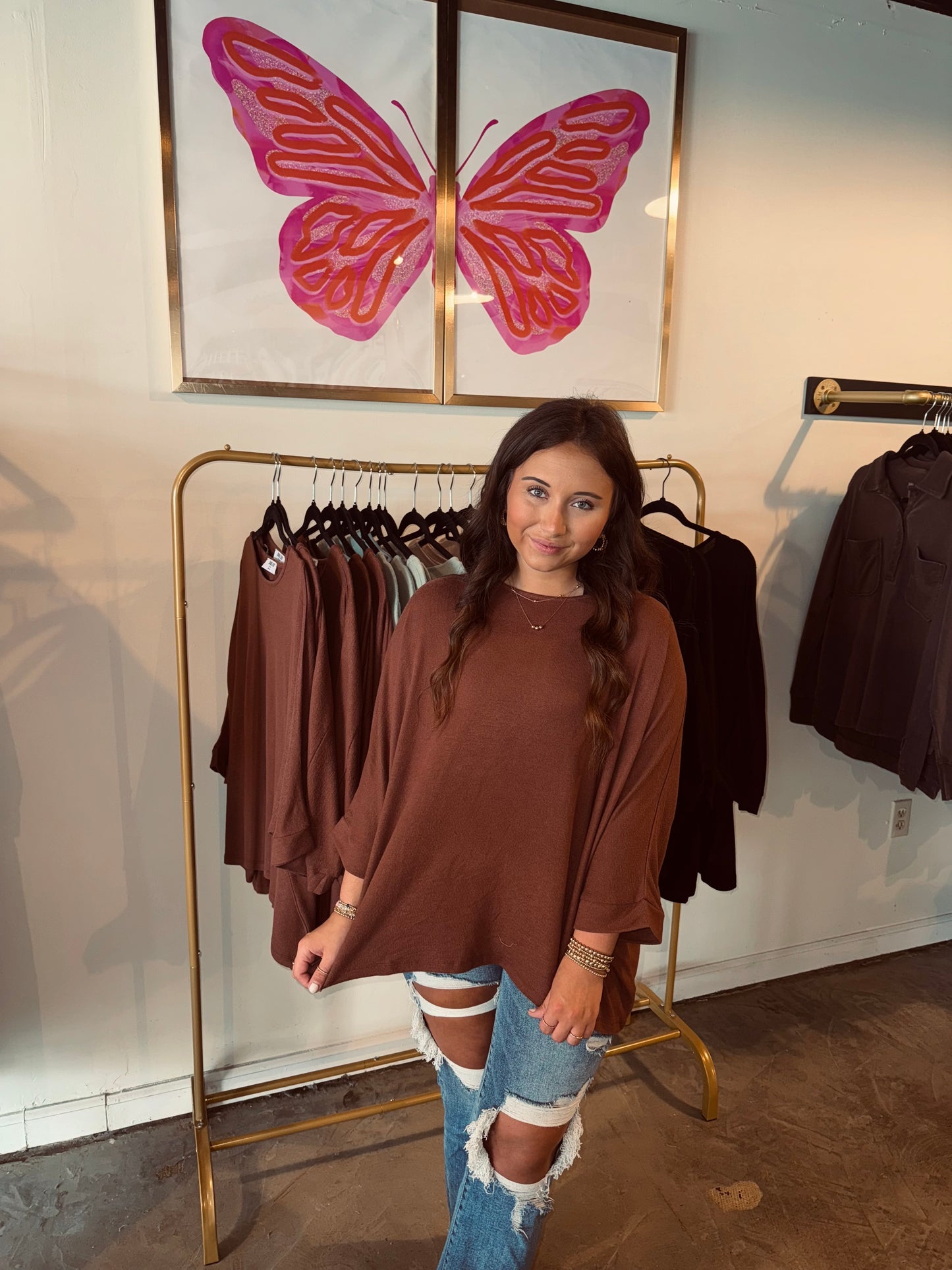 Batwing Oversized Top