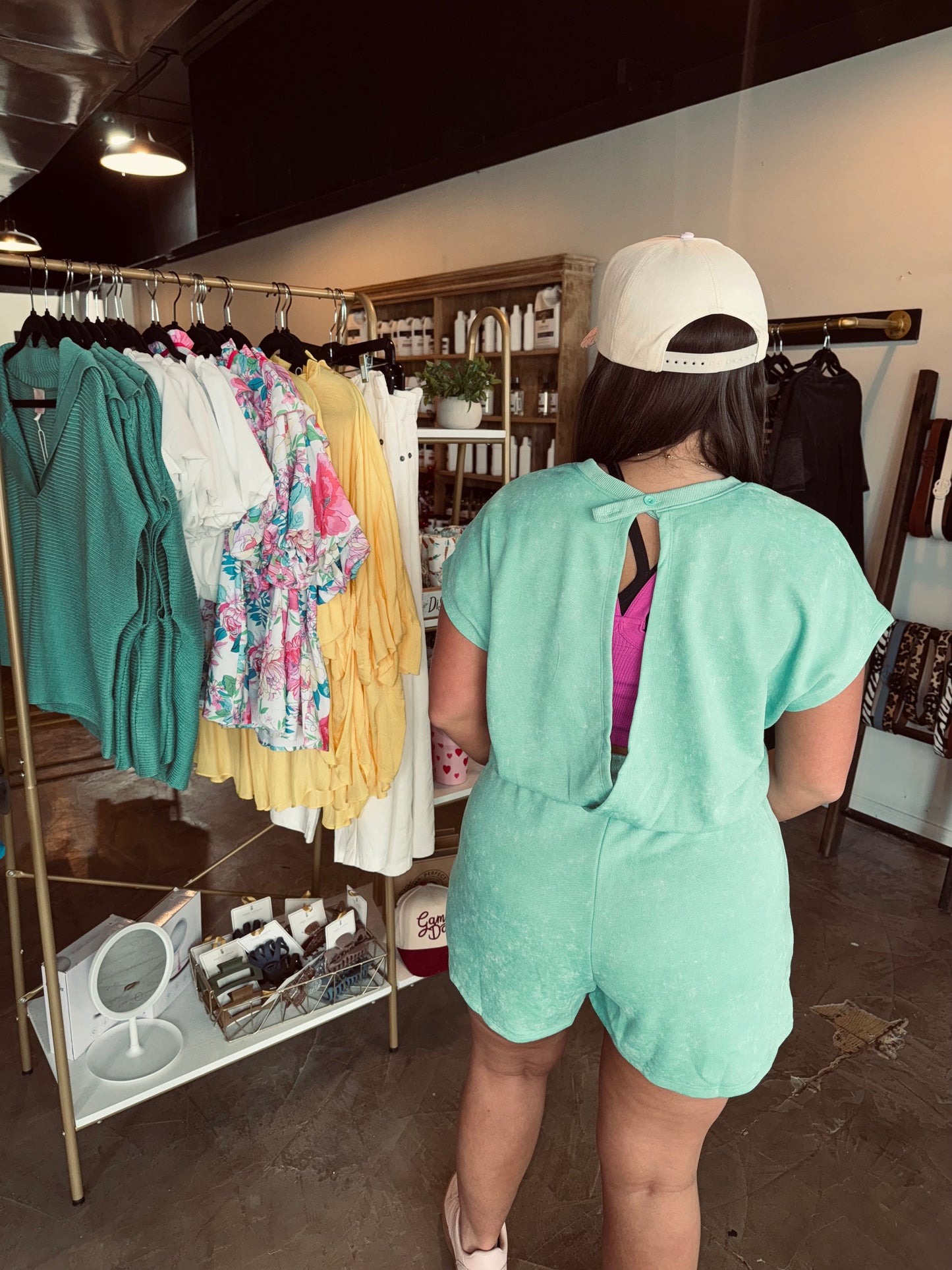 Mineral Washed Romper