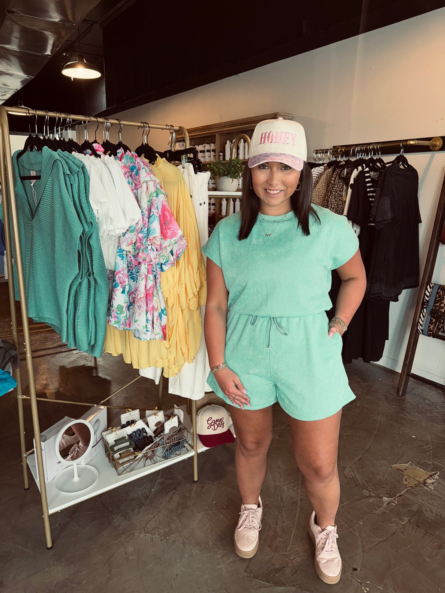 Mineral Washed Romper