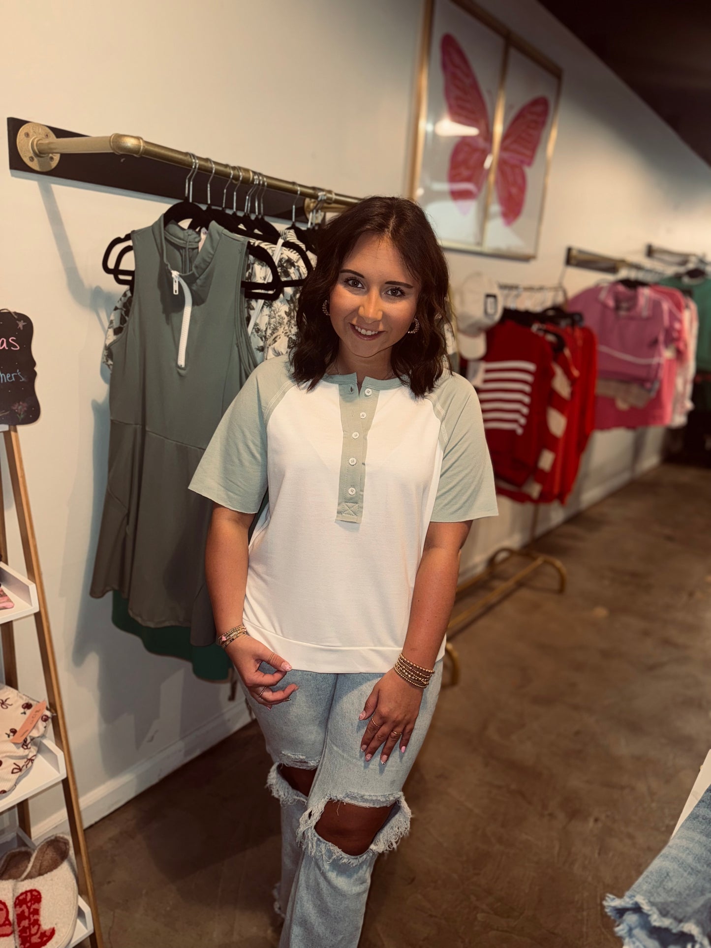 High Low Basic Top