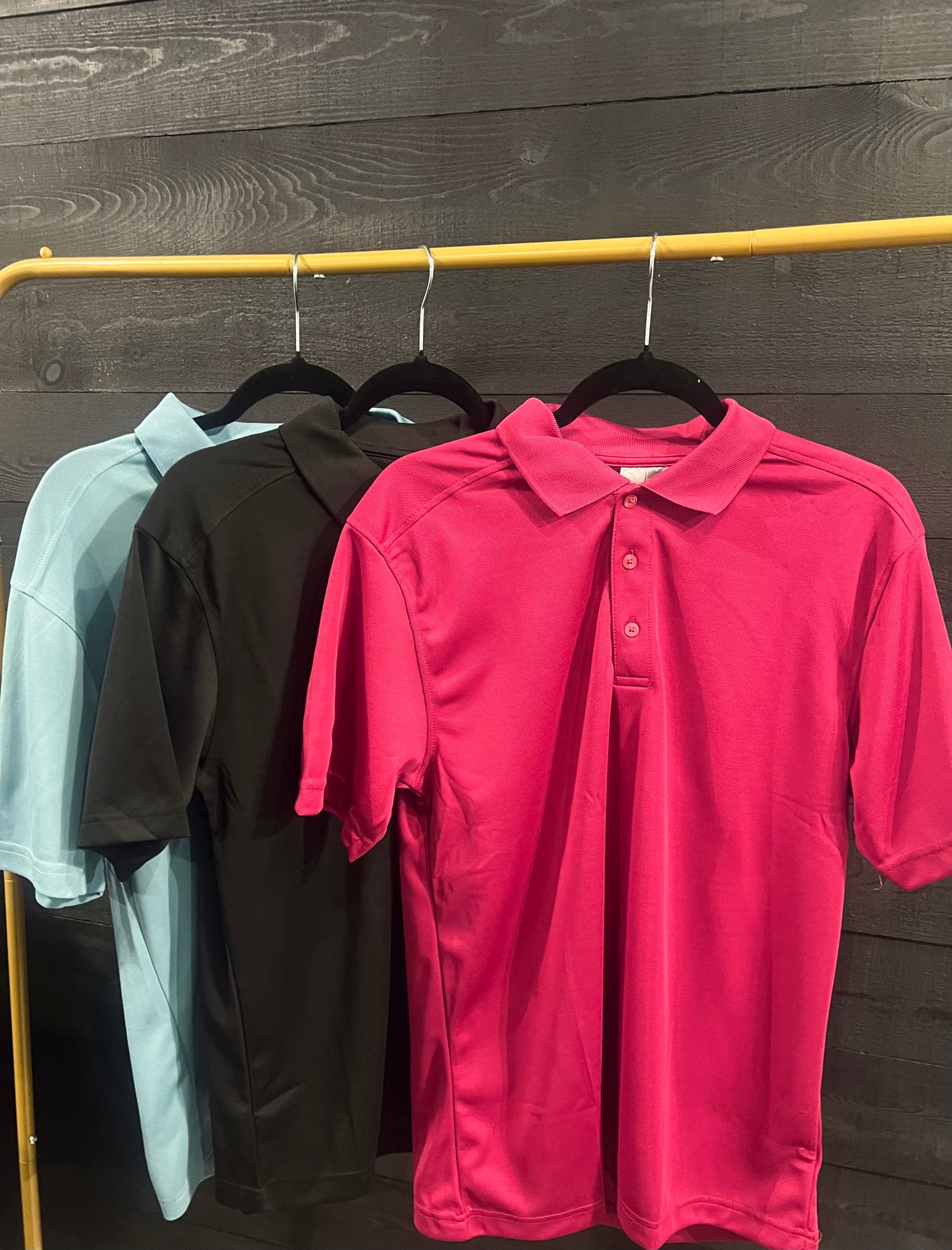 Pink Eco Performance Men’s Polo