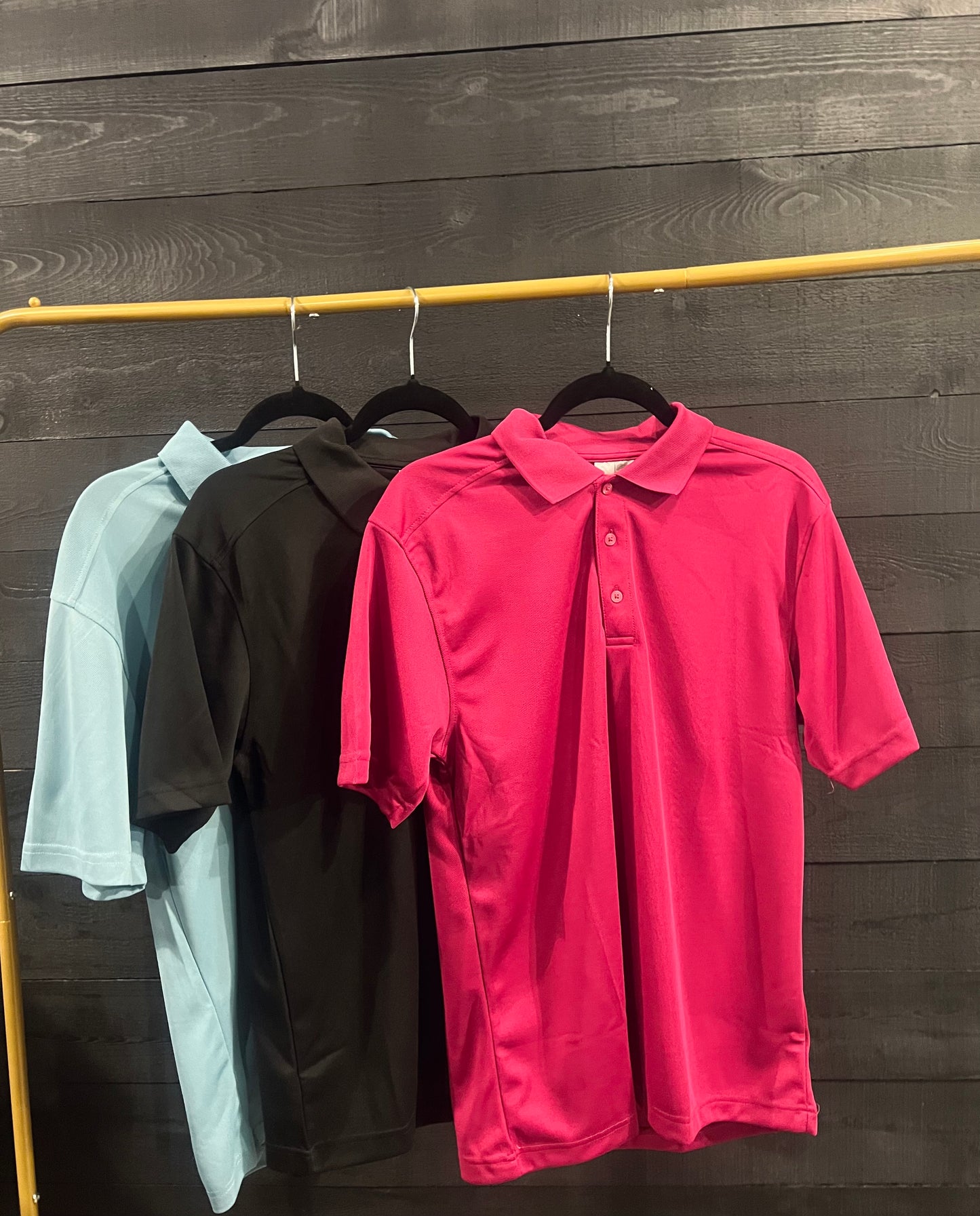Pink Eco Performance Men’s Polo