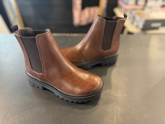 Cognac Chunky Boot