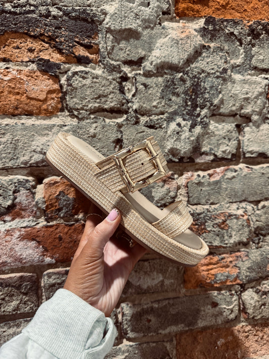 Bamboo Buckle Sandal