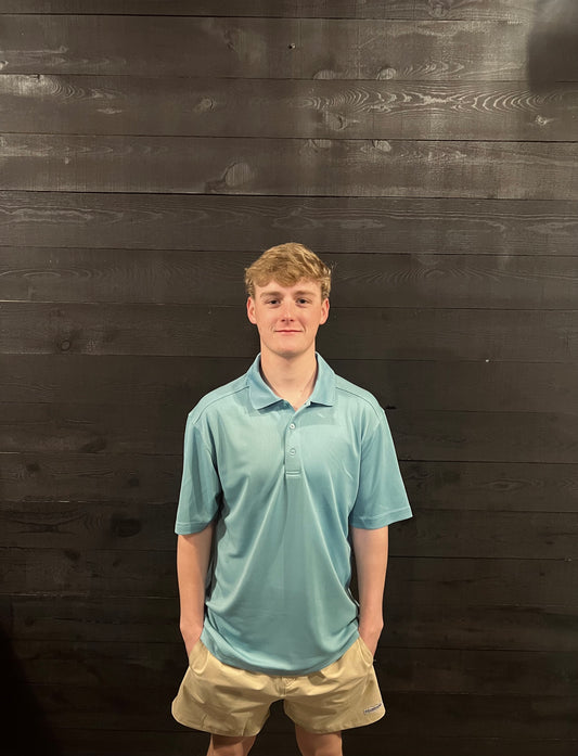 Pink Eco Performance Men’s Polo