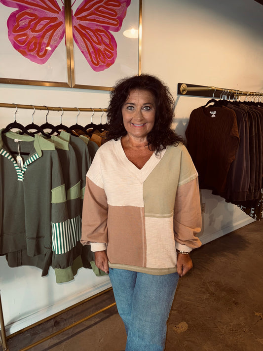 Color Block Top