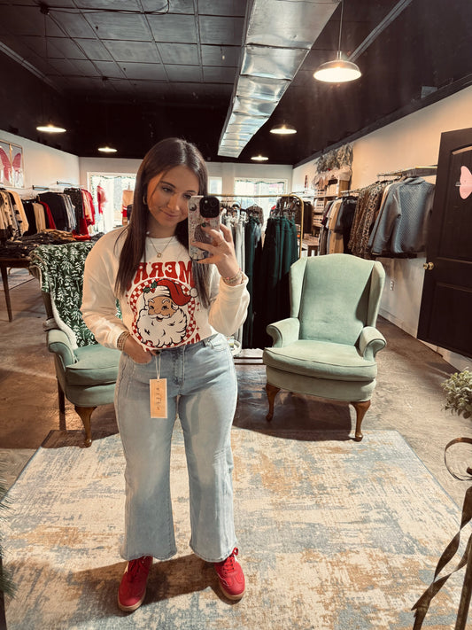 Crop Seamed Jean
