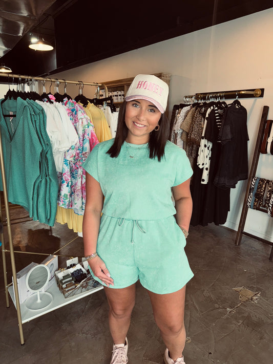 Mineral Washed Romper