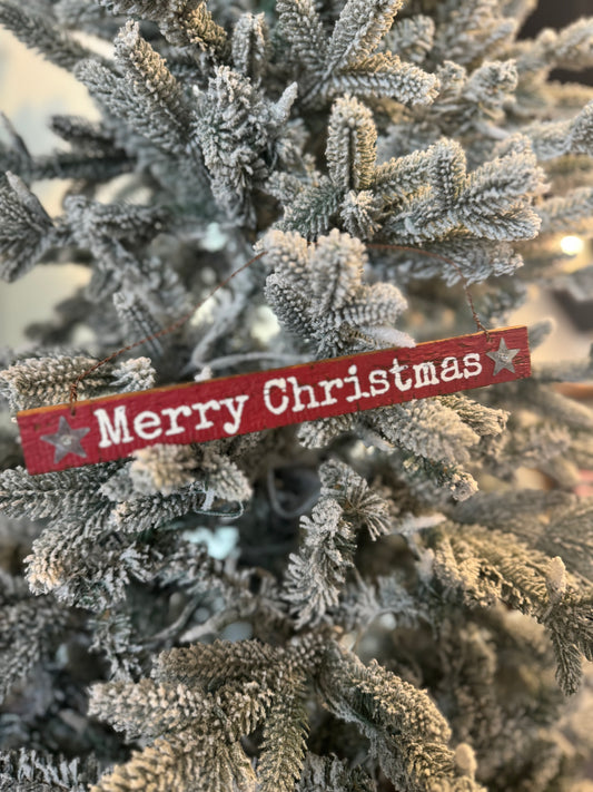 Merry Christmas Ornament