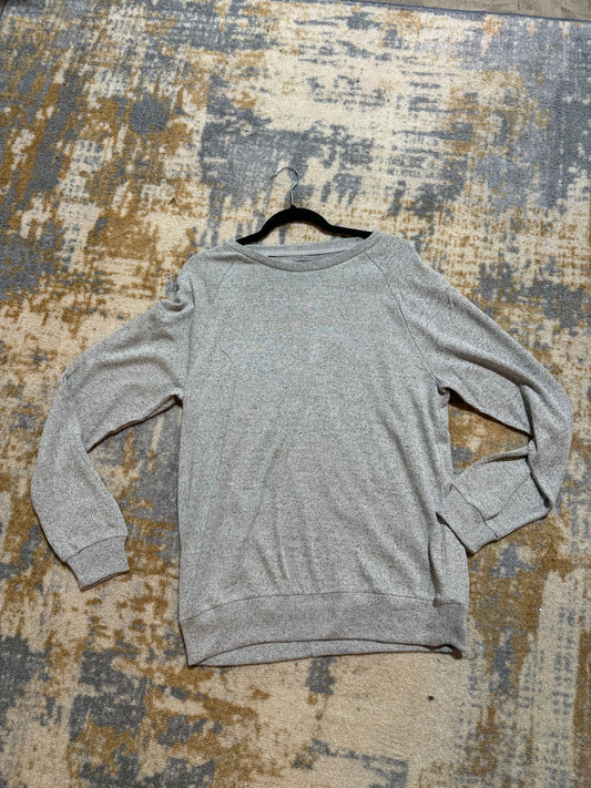 Grey Raglan Sweater Men