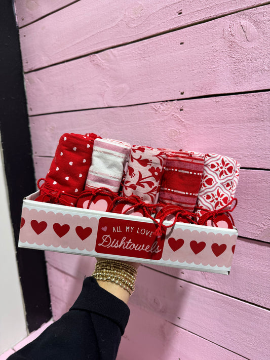 Valentines Dishtowels