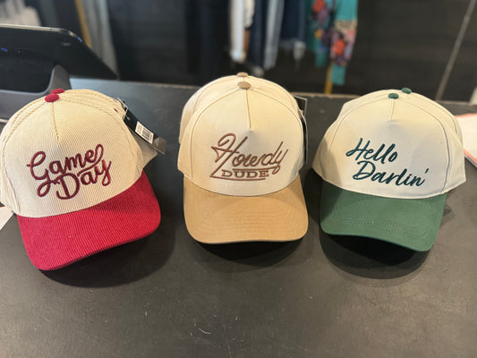 Embroidery Two Tone Hats
