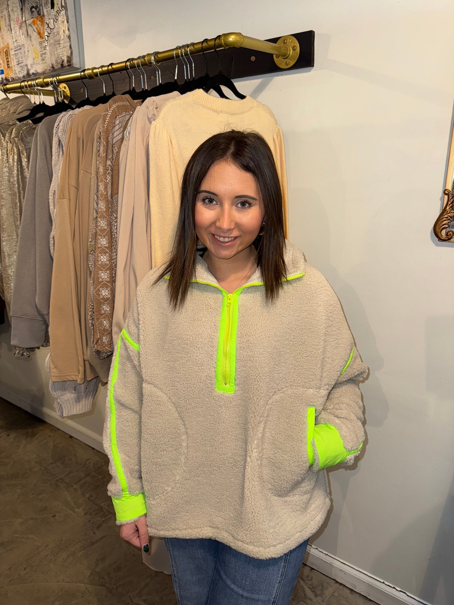 Fleece Pocket Pullover